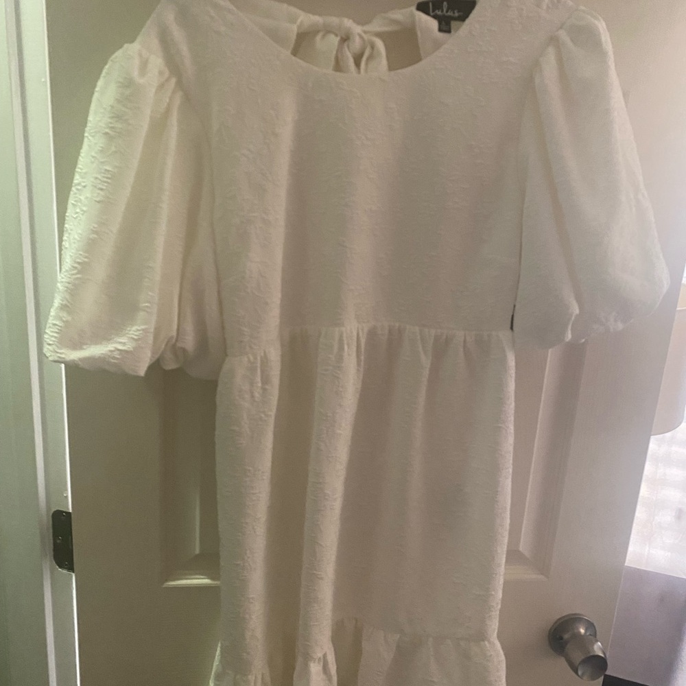 Lulus white mini dress